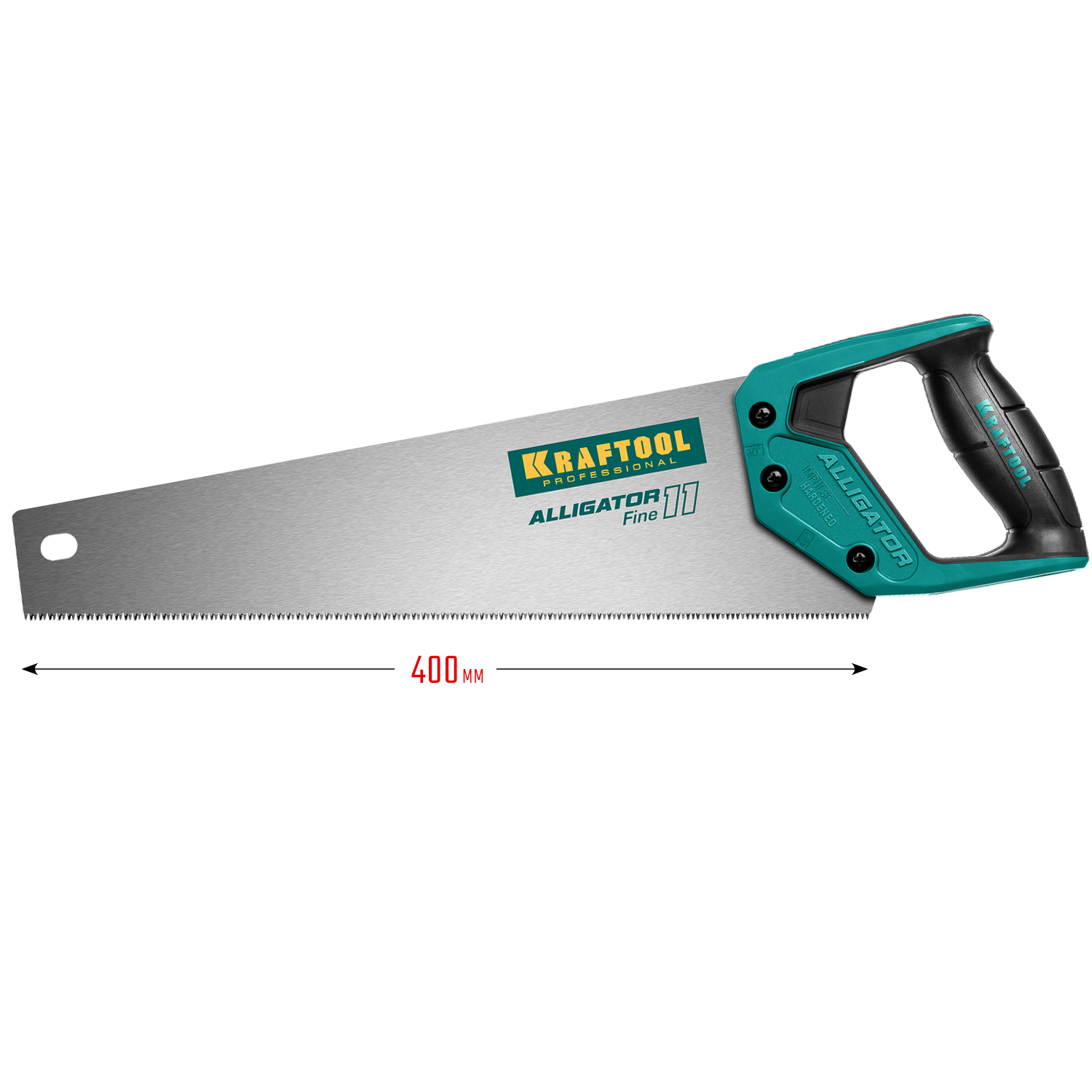 KRAFTOOL Alligator Fine 11, 400 мм, ножовка для точного реза (15203-40)