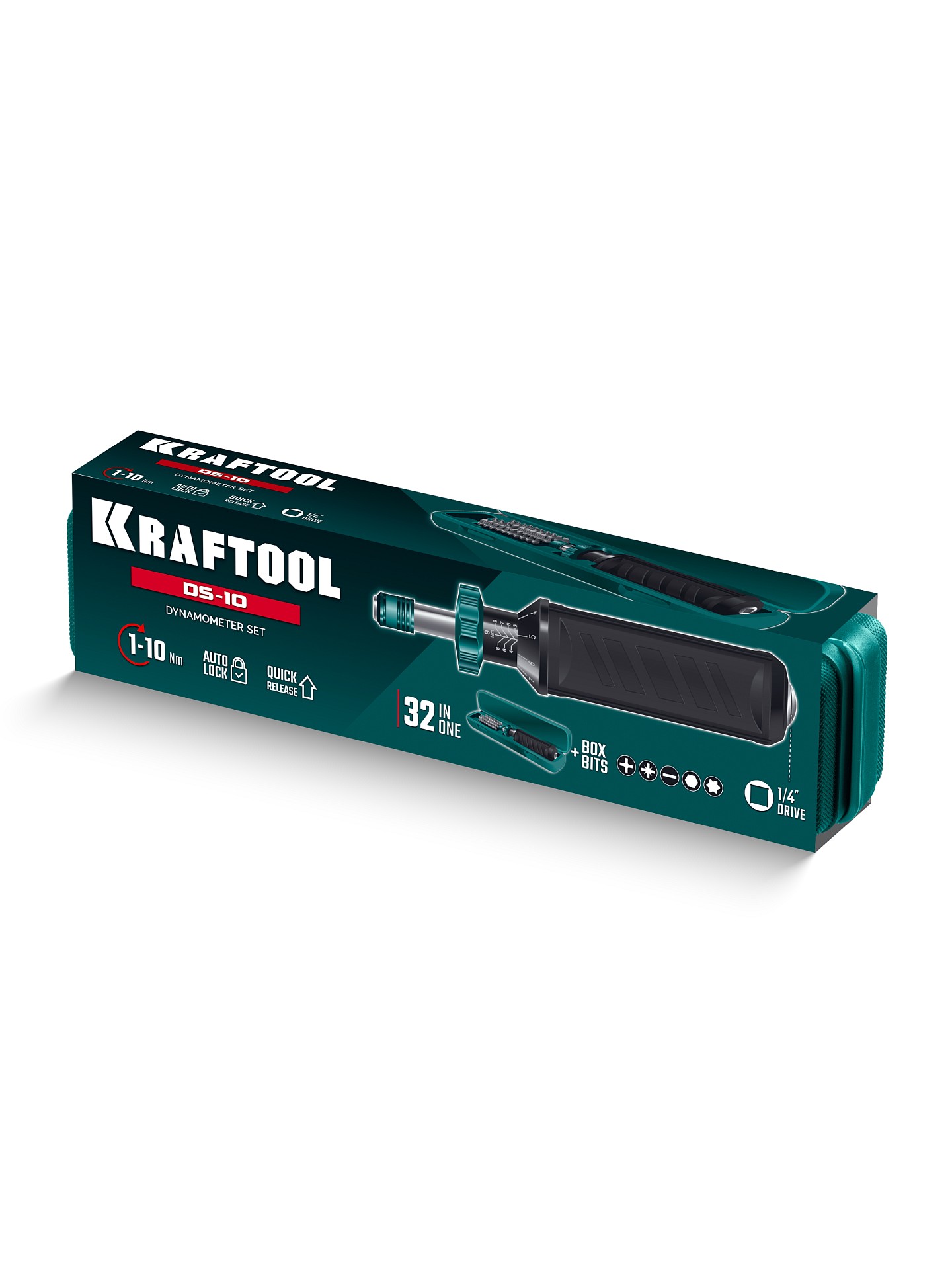 KRAFTOOL DS-10 1-10 Нм, динамометрическая отвертка (64037)
