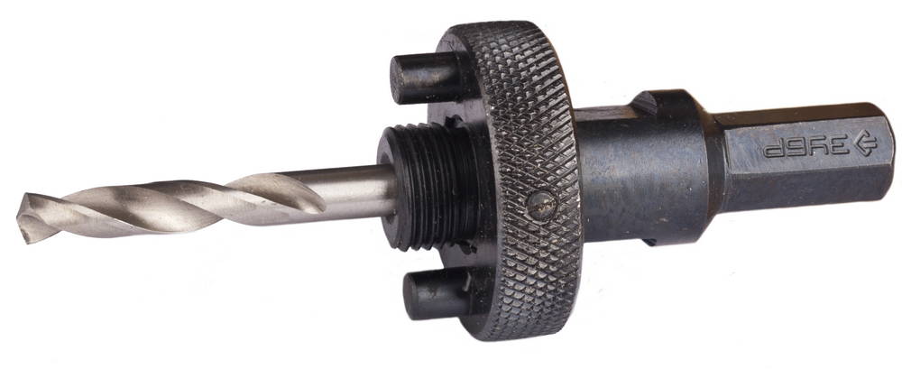 ЗУБР ЭКСПЕРТ-К8 HEX 3/8″ (9,5 мм) державка быстросъемная для биметаллических коронок 32-210 мм (29534)
