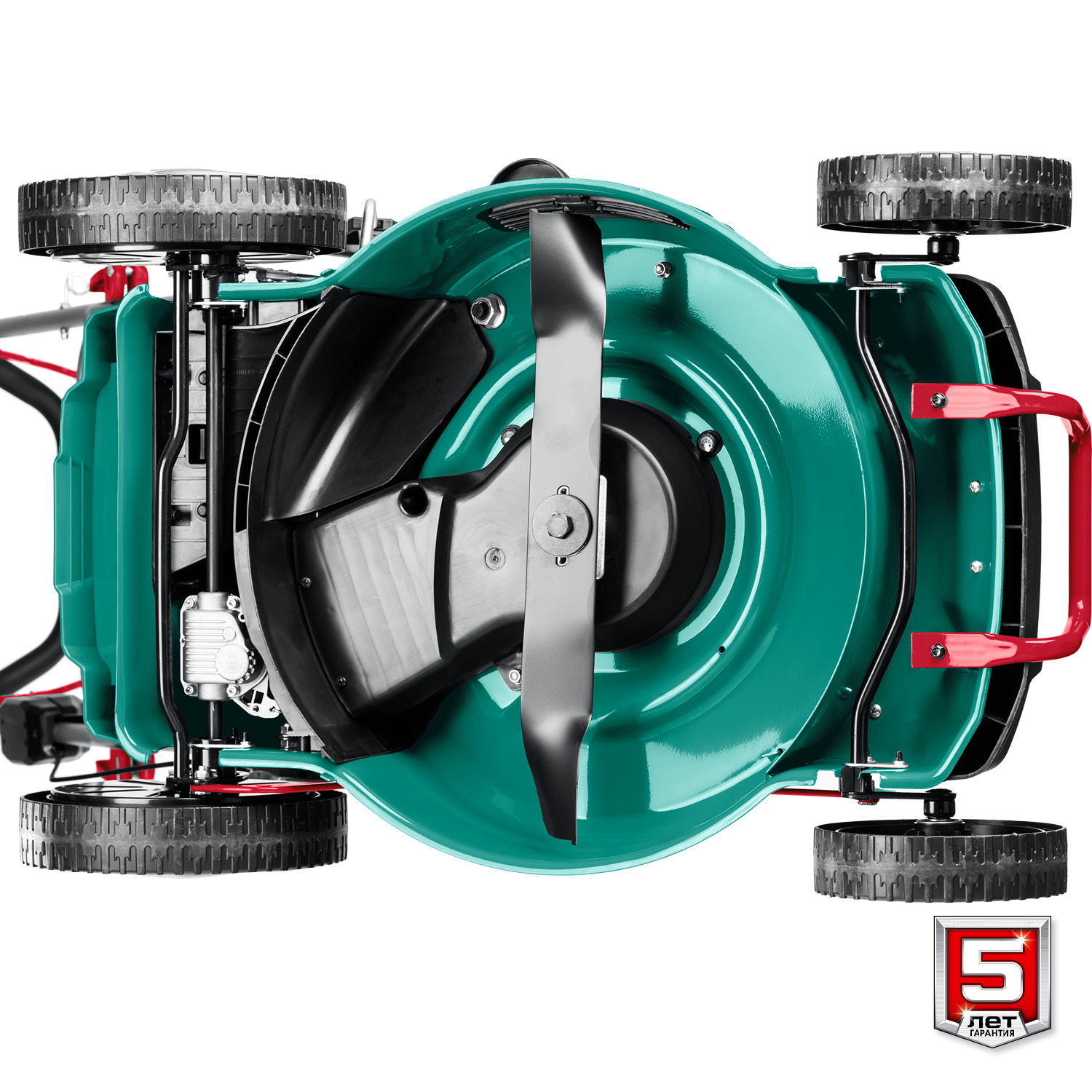 ЗУБР 460 мм, 4.5 л.с., бензиновая самоходная газонокосилка (ГБС-460)