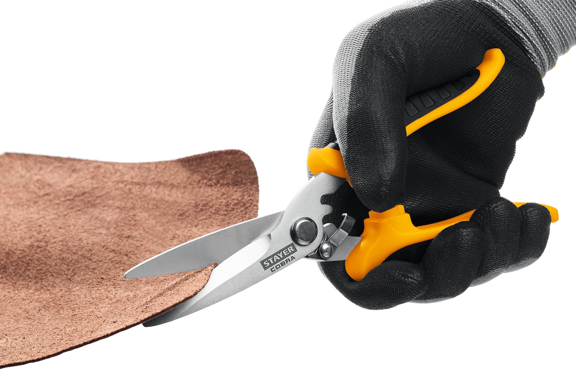 STAYER COBRA, 200 мм, Универсальные технические ножницы, Professional (23227)