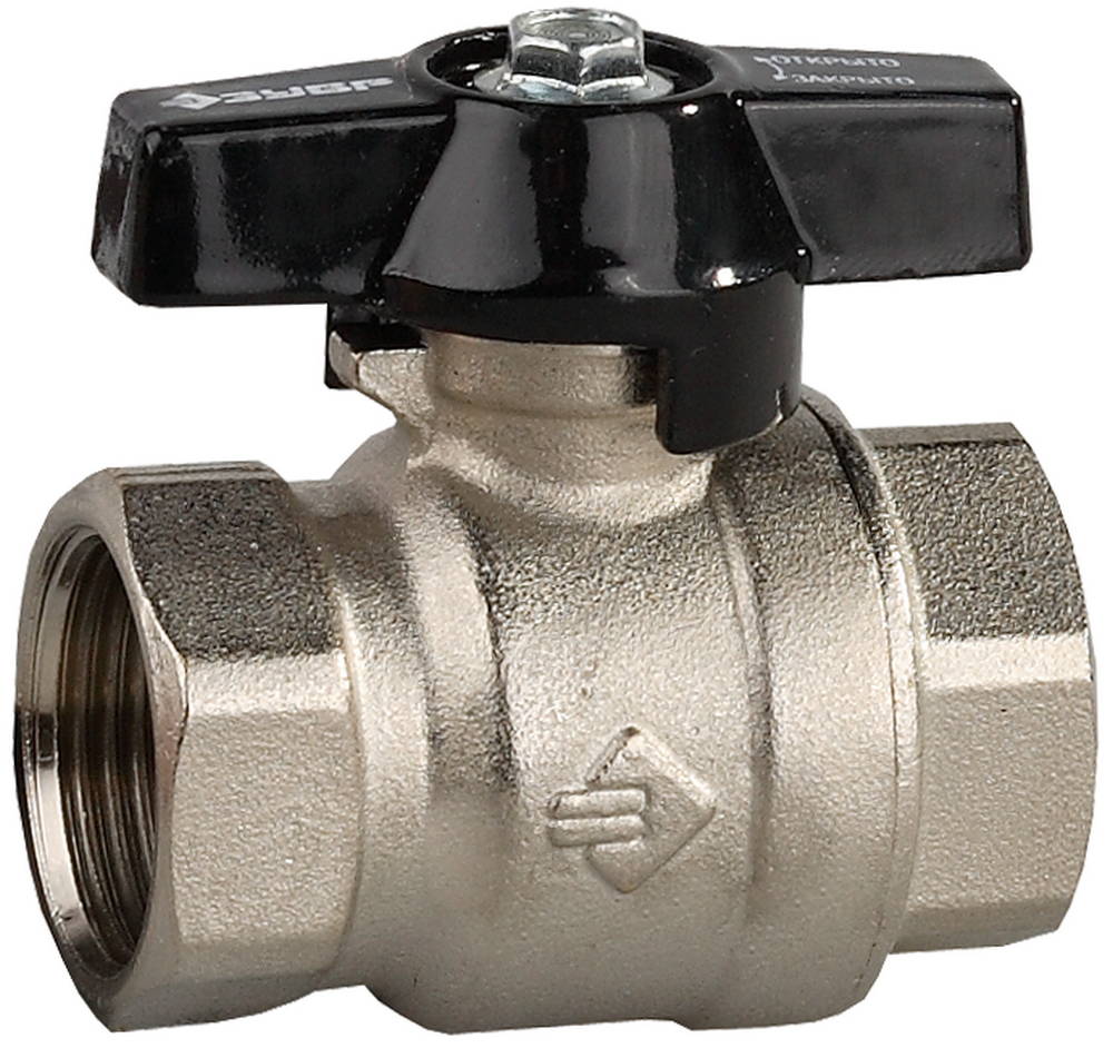 ЗУБР d 3/4″, ручка ″бабочка″, ″мама-мама″, полнопроходной шаровой кран (4-51323-C-3/4)