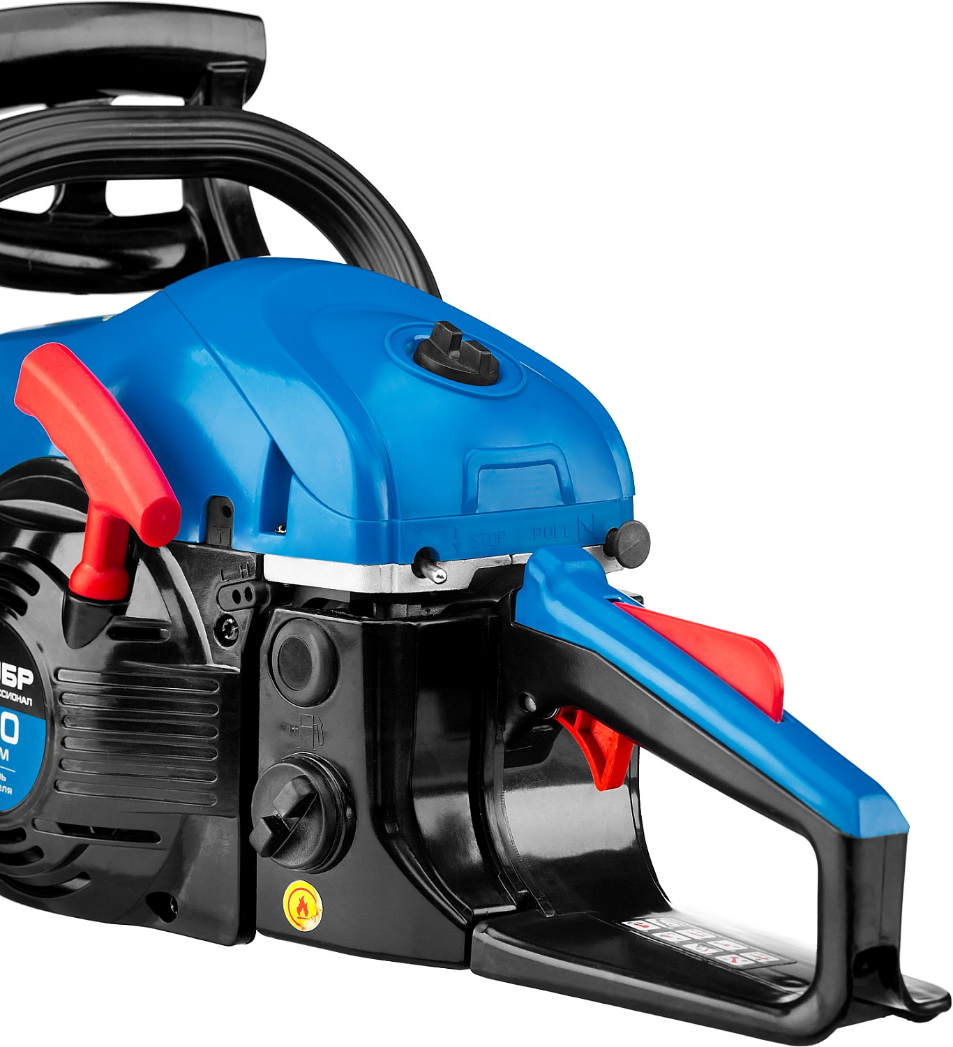 ЗУБР 56 см3, 45 см, бензопила, Профессионал (ПБЦ-560 45ДП)