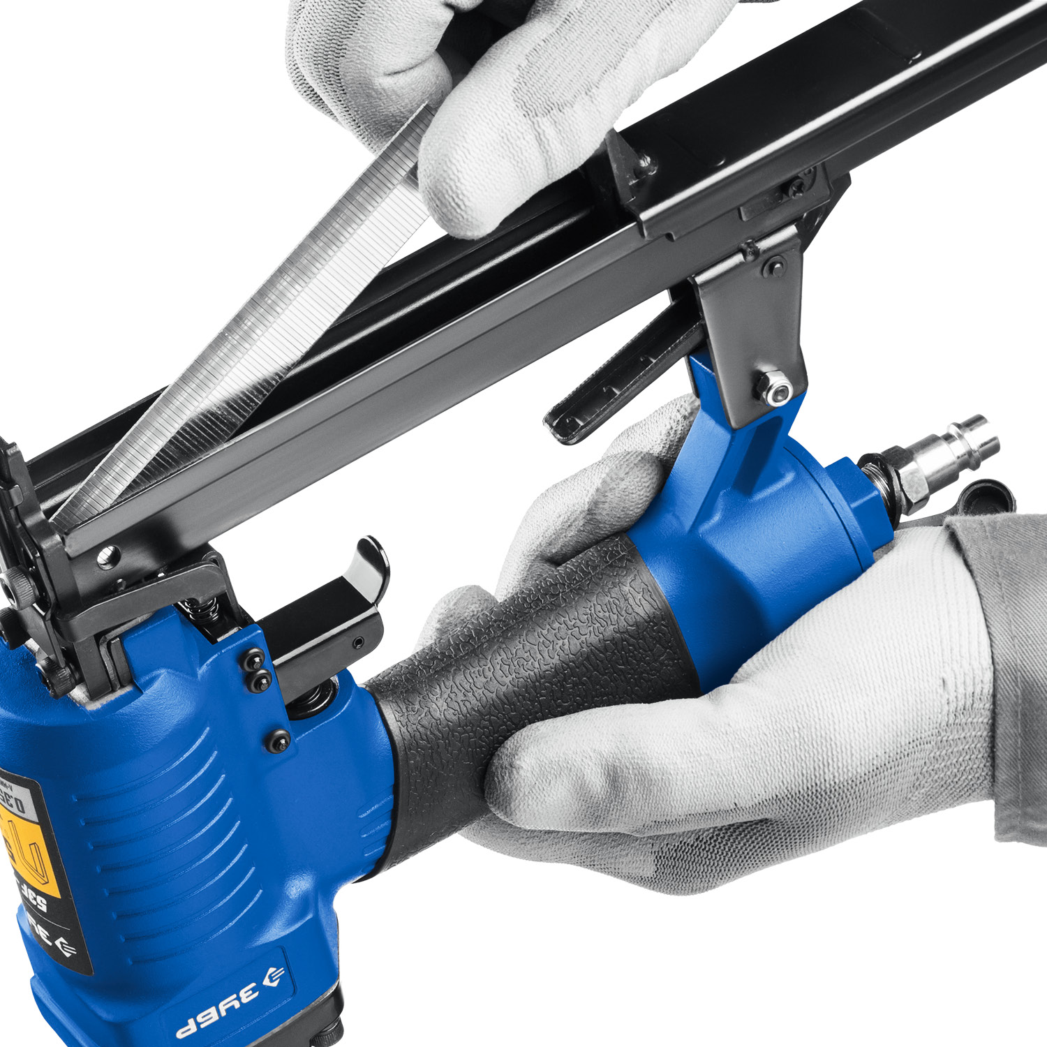 ЗУБР 53F-22, пневматический степлер для скоб 20Ga, тип 53F (10-22 мм), Профессионал (31935)