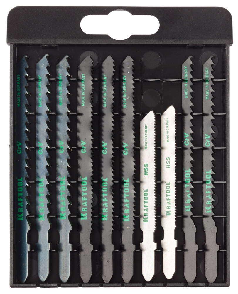 KRAFTOOL EU-хвост., по дереву и металлу, 10 шт, набор полотен (159590-H10)