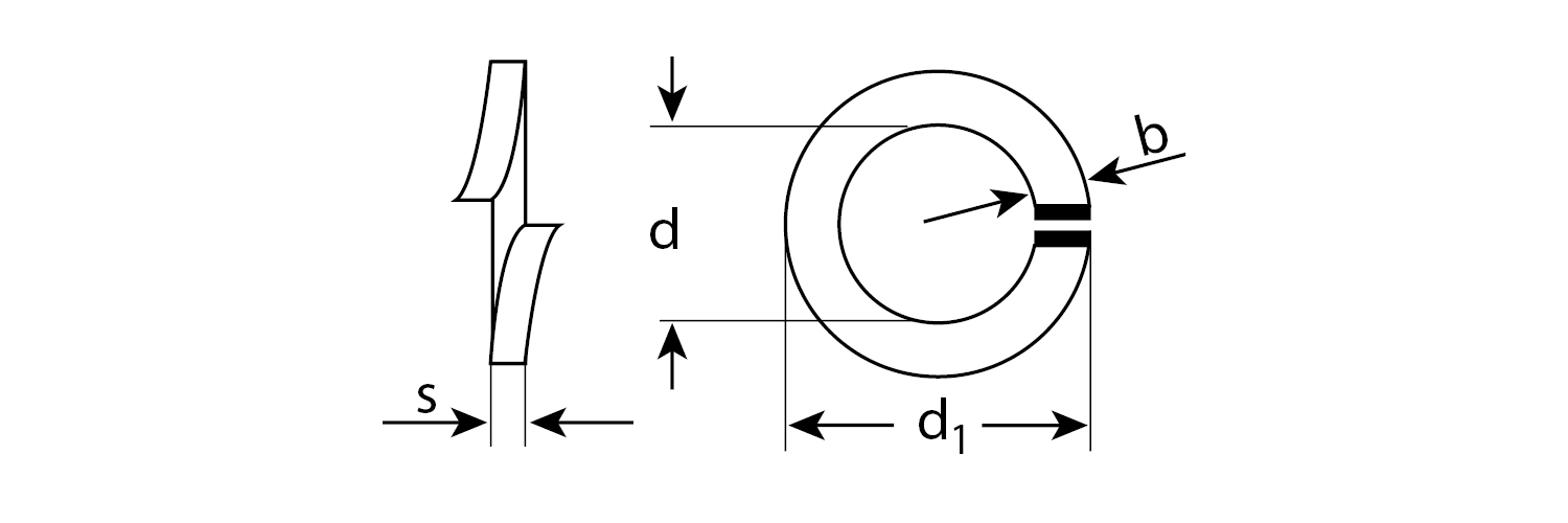 ЗУБР DIN 127, 16 мм, 5 шт, пружинная шайба (4-303856-16)