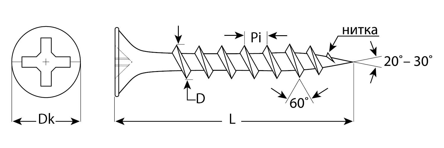ЗУБР СГД, 25 х 3.5 мм, фосфатированное покрытие, 2000 шт (2,72 кг.), саморез гипсокартон-дерево, Профессионал (300035-35-025)