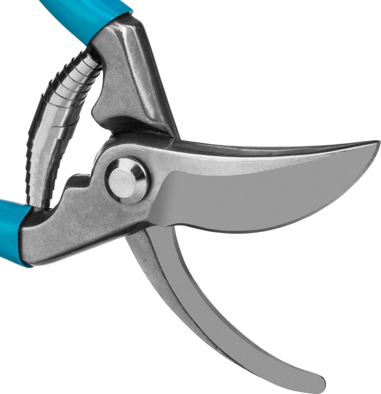 GRINDA P-10, 210 мм, цельнокованые лезвия, стальные рукоятки, покрытие ПВХ, плоскостной секатор, PROLine (423410)