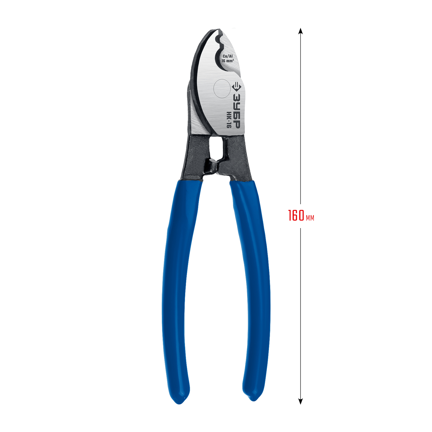 ЗУБР НК-16, d 9 мм, 160 мм, кабелерез, Профессионал (23343-15)