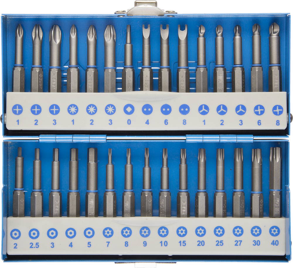 ЗУБР 30 шт, набор кованых бит (26092-H30)