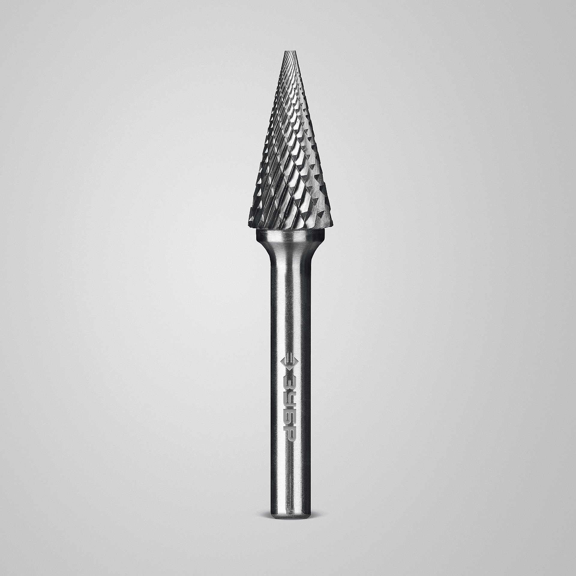 ЗУБР 12х25 мм, тип M (конус с острым углом 25°), хв-к 6 мм, твердосплавная борфреза, ПРОФЕССИОНАЛ (28811-12-25)