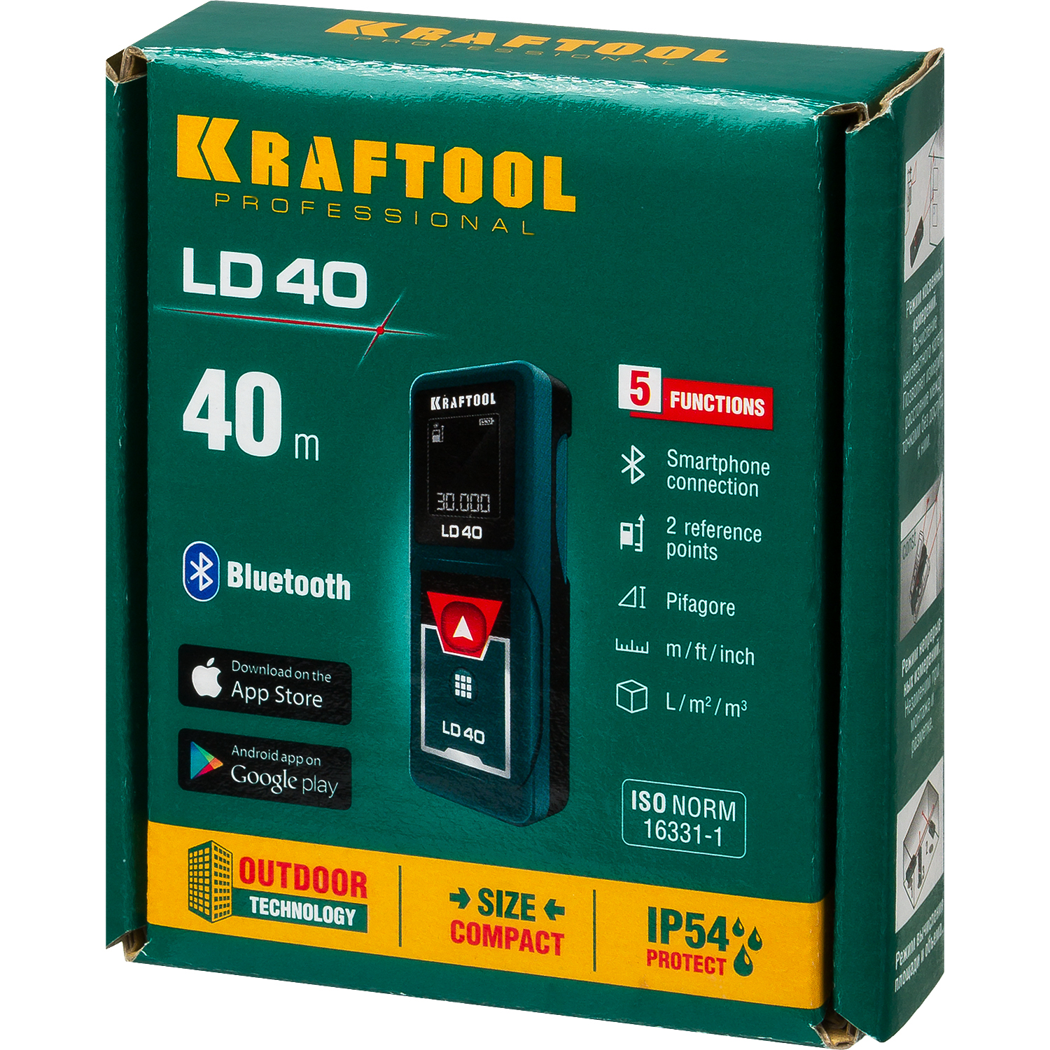 KRAFTOOL LD-40, 5 см - 40 м, лазерный дальномер (34763)