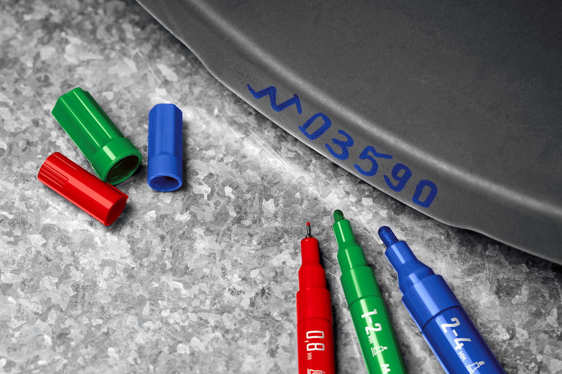 ЗУБР МК-80 зеленый, 0.8 мм маркер-краска (06324-4)