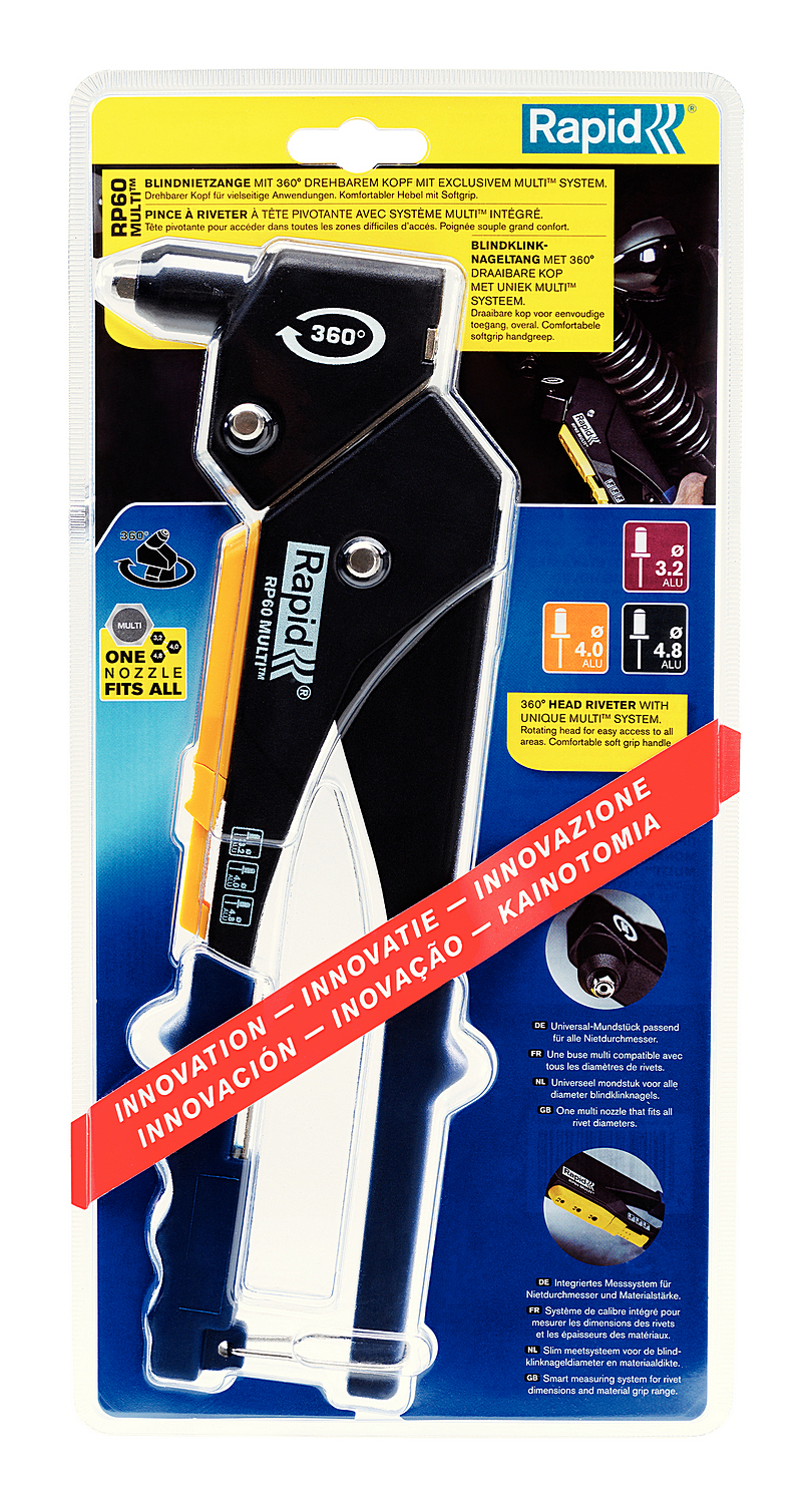 RAPID RP60 Multi, 3.2 мм, 4.0 мм, 4.8 мм, заклепочник (5001140)
