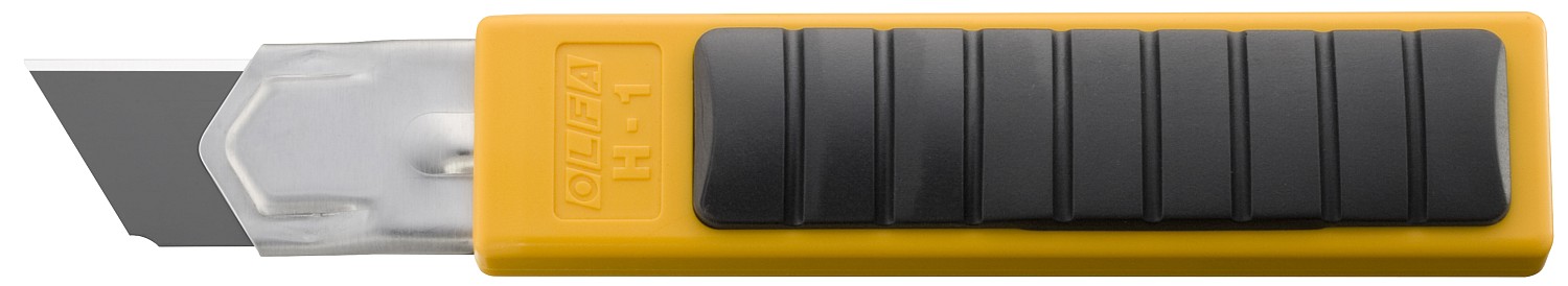 OLFA 25 мм, в комплекте с лезвиями EXCEL BLACK 5 шт, нож (OL-H-1BB/5BB )