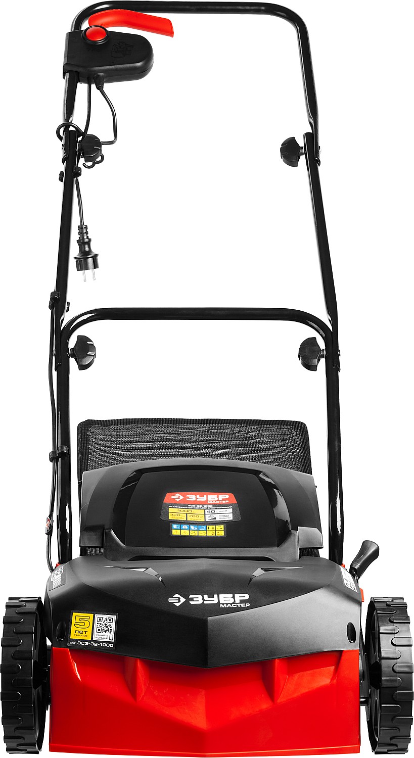 ЗУБР 1000 Вт, 32 см, электрический скарификатор-аэратор (ЗСЭ-32-1000)