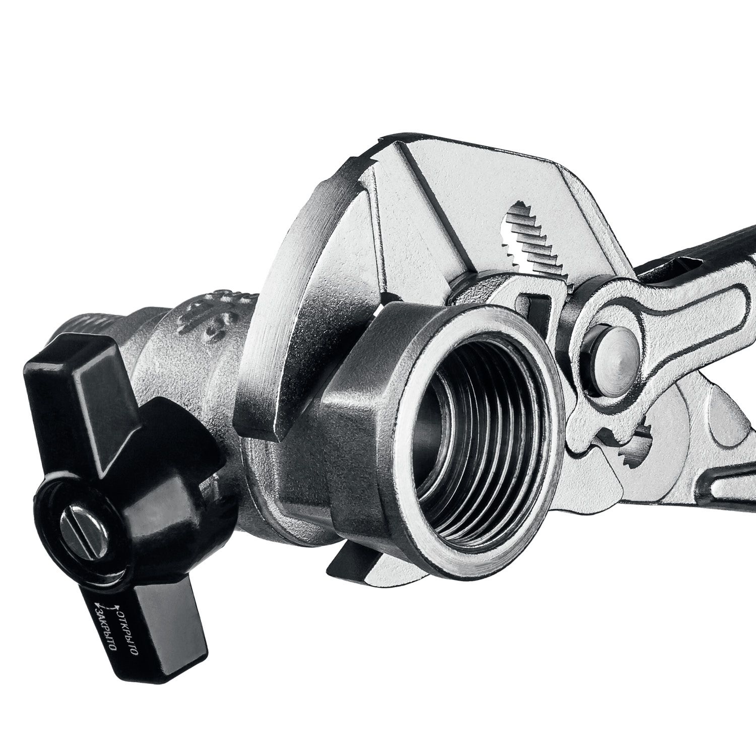 KRAFTOOL Vise-Wrench X, 250 мм, клещи переставные-гаечный ключ (22067)