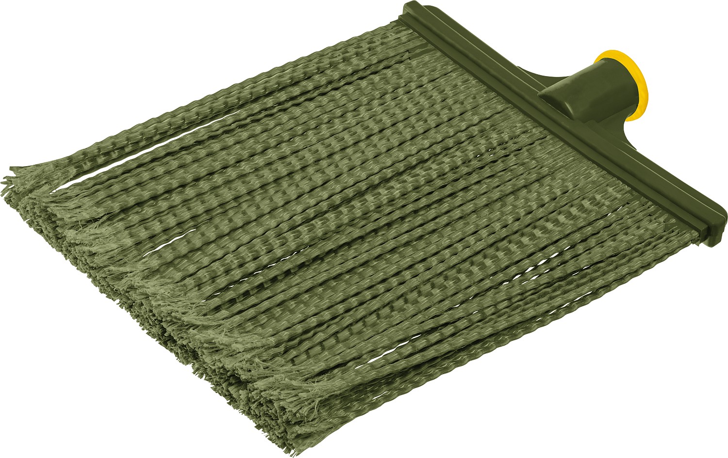 СИБИН 380 х 270 мм, полипропилен, коническое резьбовое соединение, плоская, распушенная, гибкая, пластиковая метла (39224)