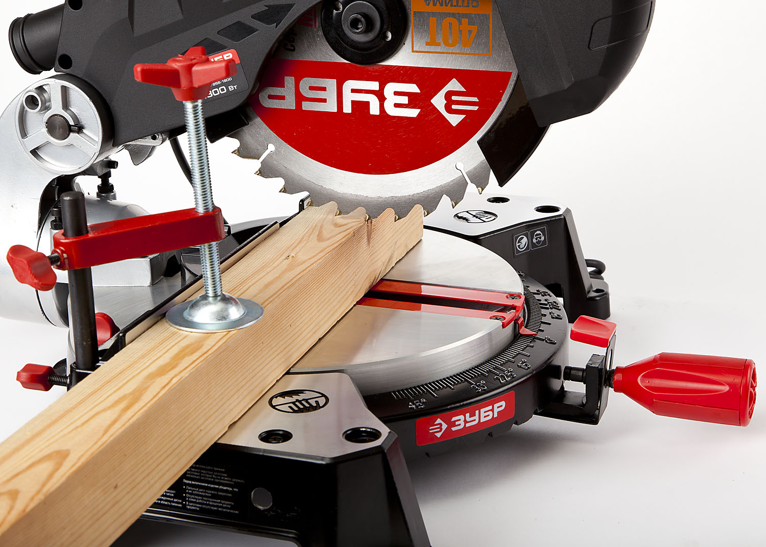 ЗУБР ЗПТК-255-1800 пила торцовочная комбинированная, d 250 х 30 мм, 1800 Вт