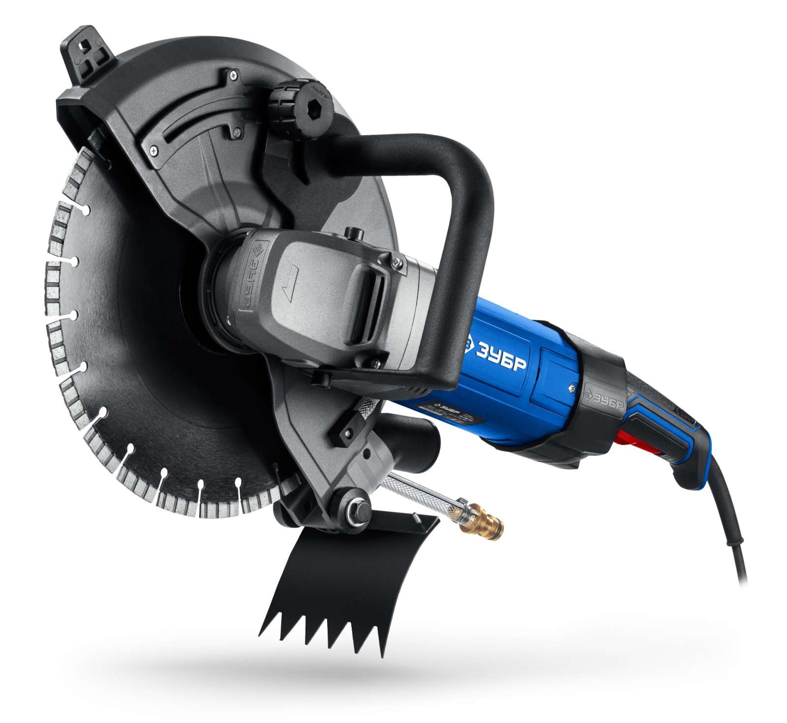 ЗУБР d 355 мм, 2700 Вт, 125 мм, электрический резчик по бетону, Профессионал (РЭУ-2700-355)