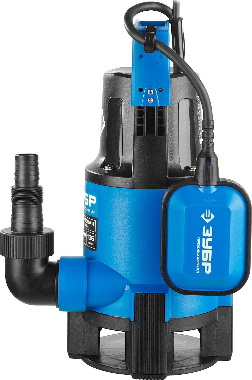 ЗУБР 400 Вт, дренажный насос для грязной воды, Профессионал (НПГ-Т3-400)