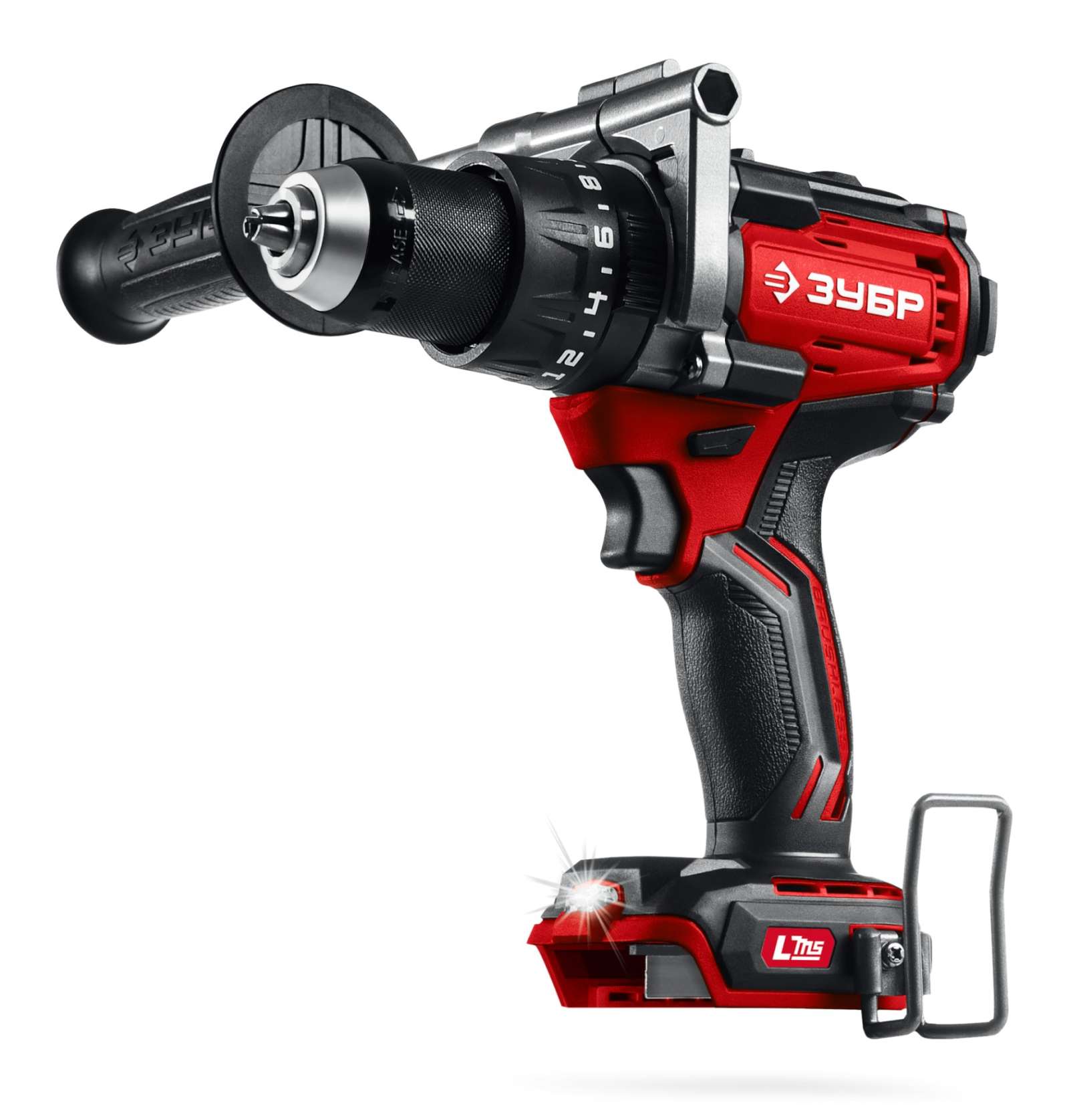 ЗУБР 20 В, 165 Н·м, без АКБ (LMS), бесщеточная ударная дрель-шуруповерт (ДБУ-165)
