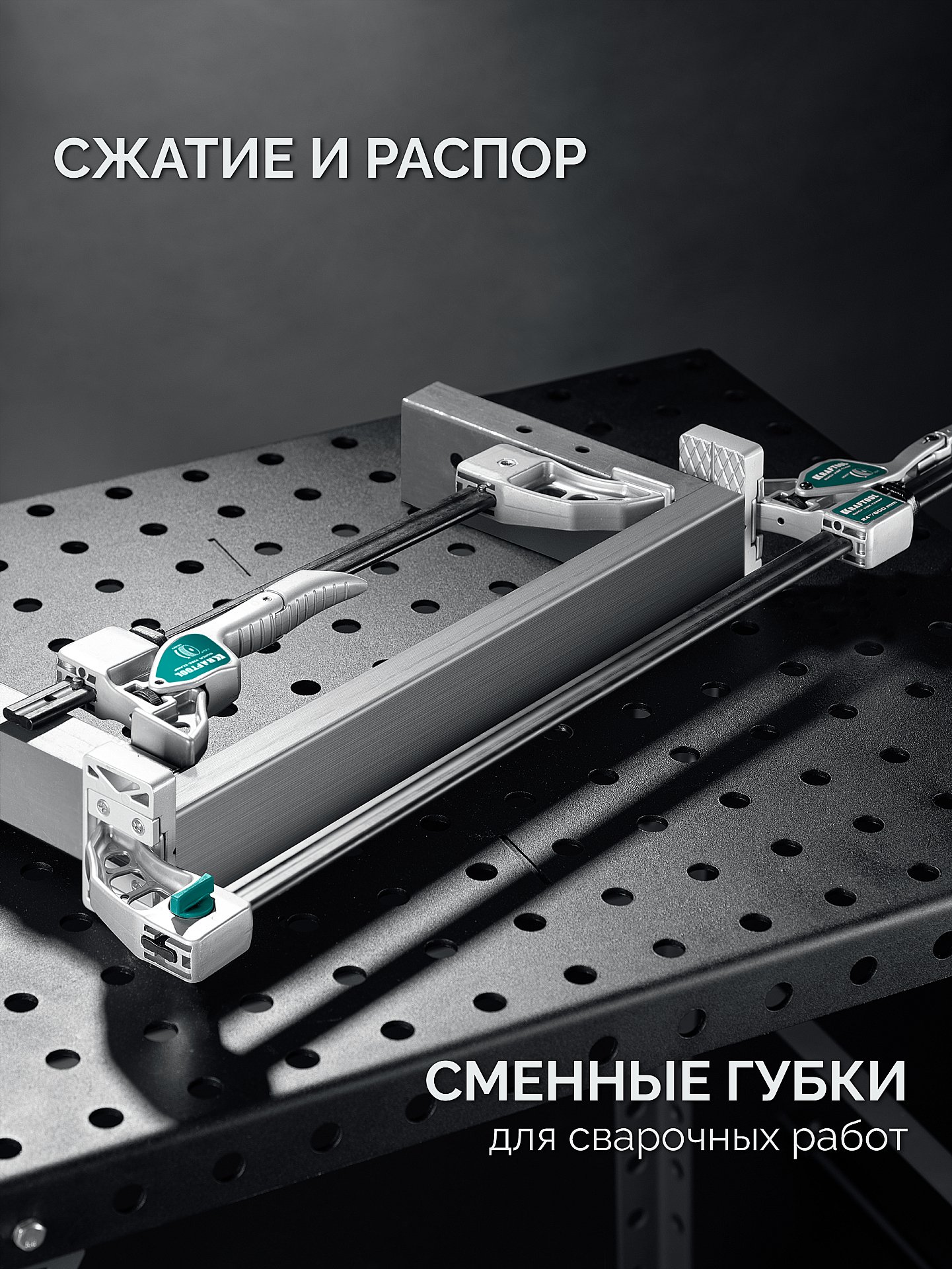 KRAFTOOL Quick VISE-CLAMP быстрозажимная рычажная cтрубцина-тиски (32311)