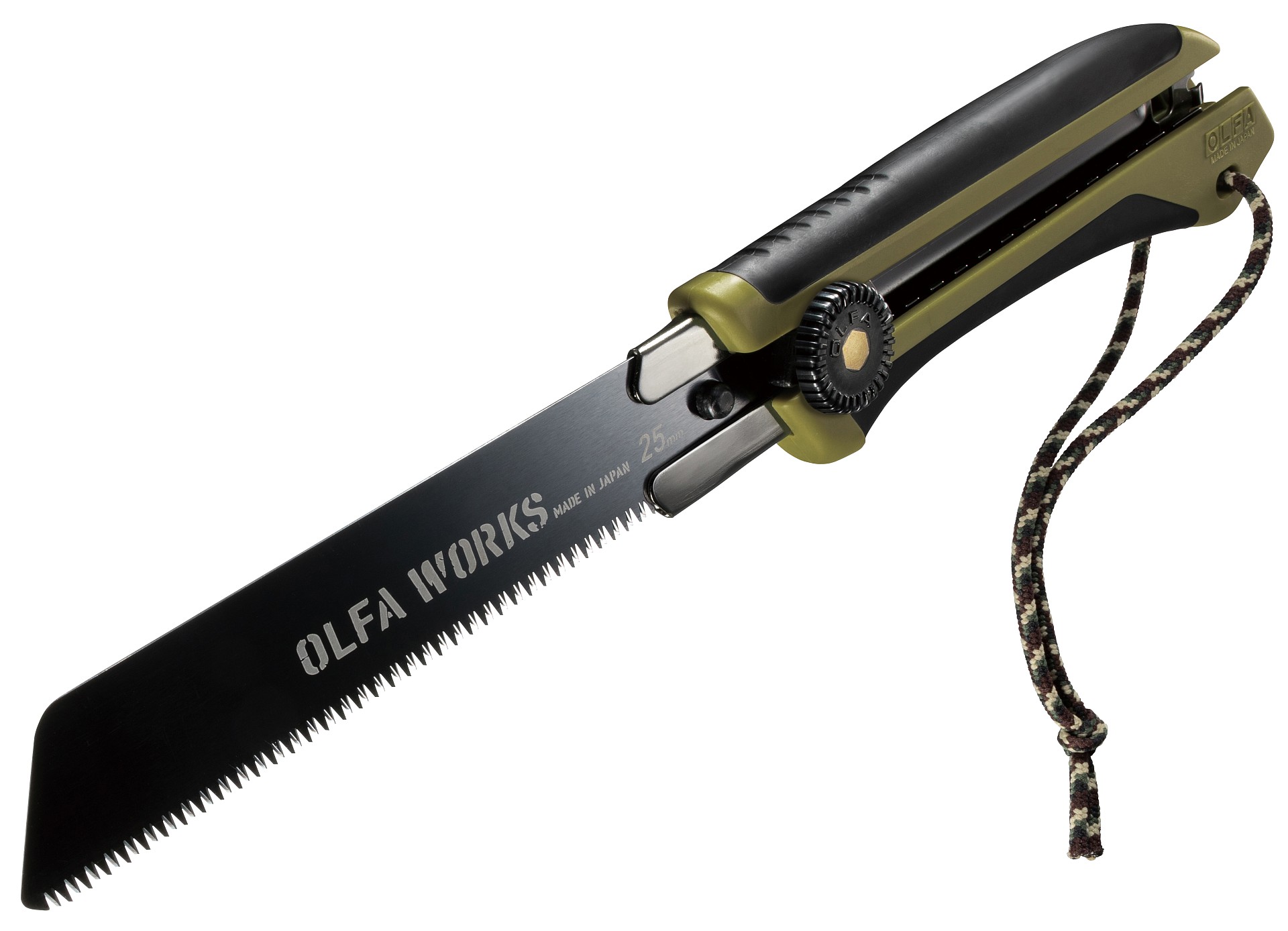 OLFA WORKS FS1 FIELD SAW компактная пила японского типа со сменным пильным полотном (OW-FS1-OD)