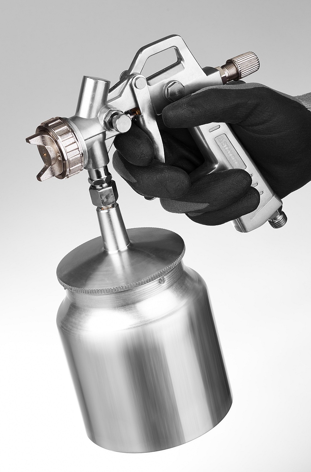 STAYER ORION S, 1.5 мм, пневматический краскопульт с нижним бачком (06472-1.5)