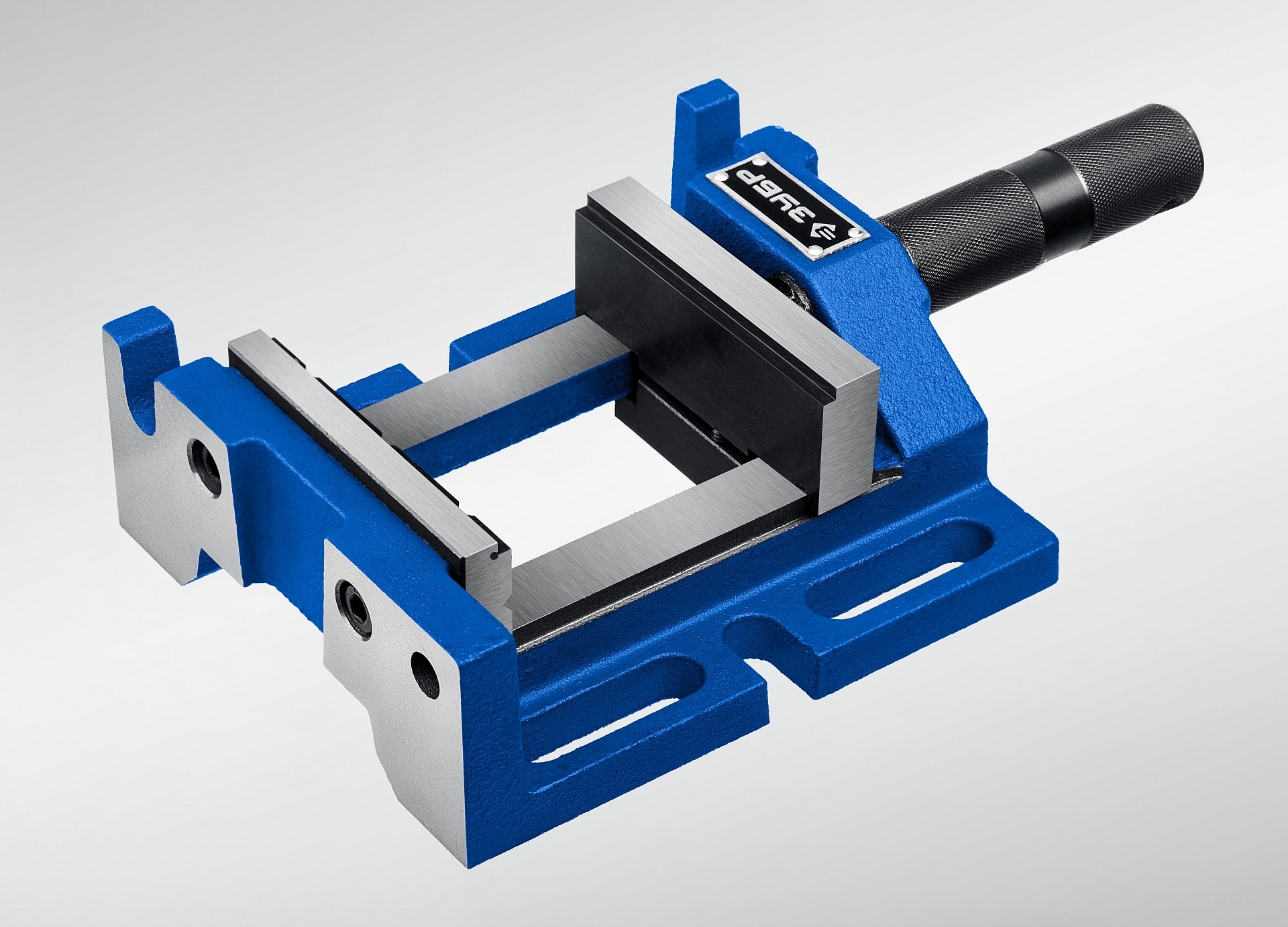 ЗУБР 100 мм, трехсторонние станочные сверлильные тиски, Профессионал (32723)