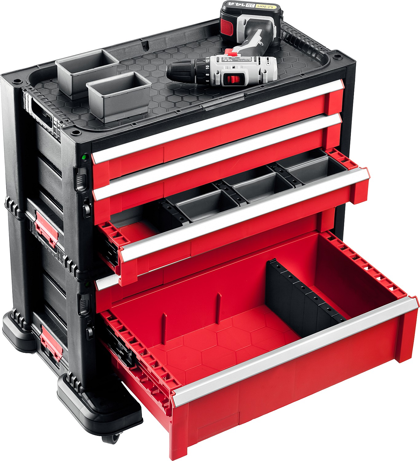 KETER DRAWER, 562 х 289 х 502 мм, (22″), пластиковый ящик с 5 выдвижными полками (38380-5)