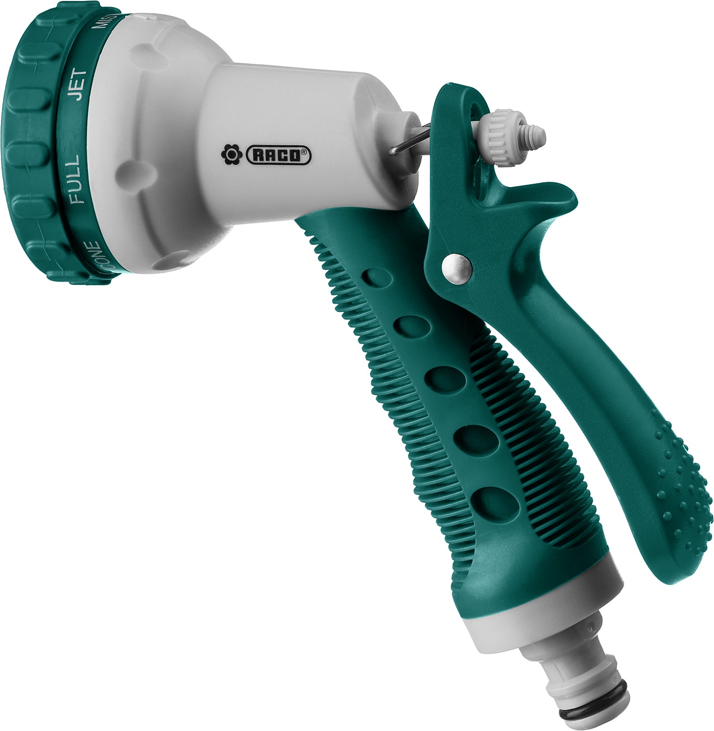 RACO 508C, 8 режимов, курок сзади, пластиковый с TPR, поливочный пистолет (4255-55/508C-18)