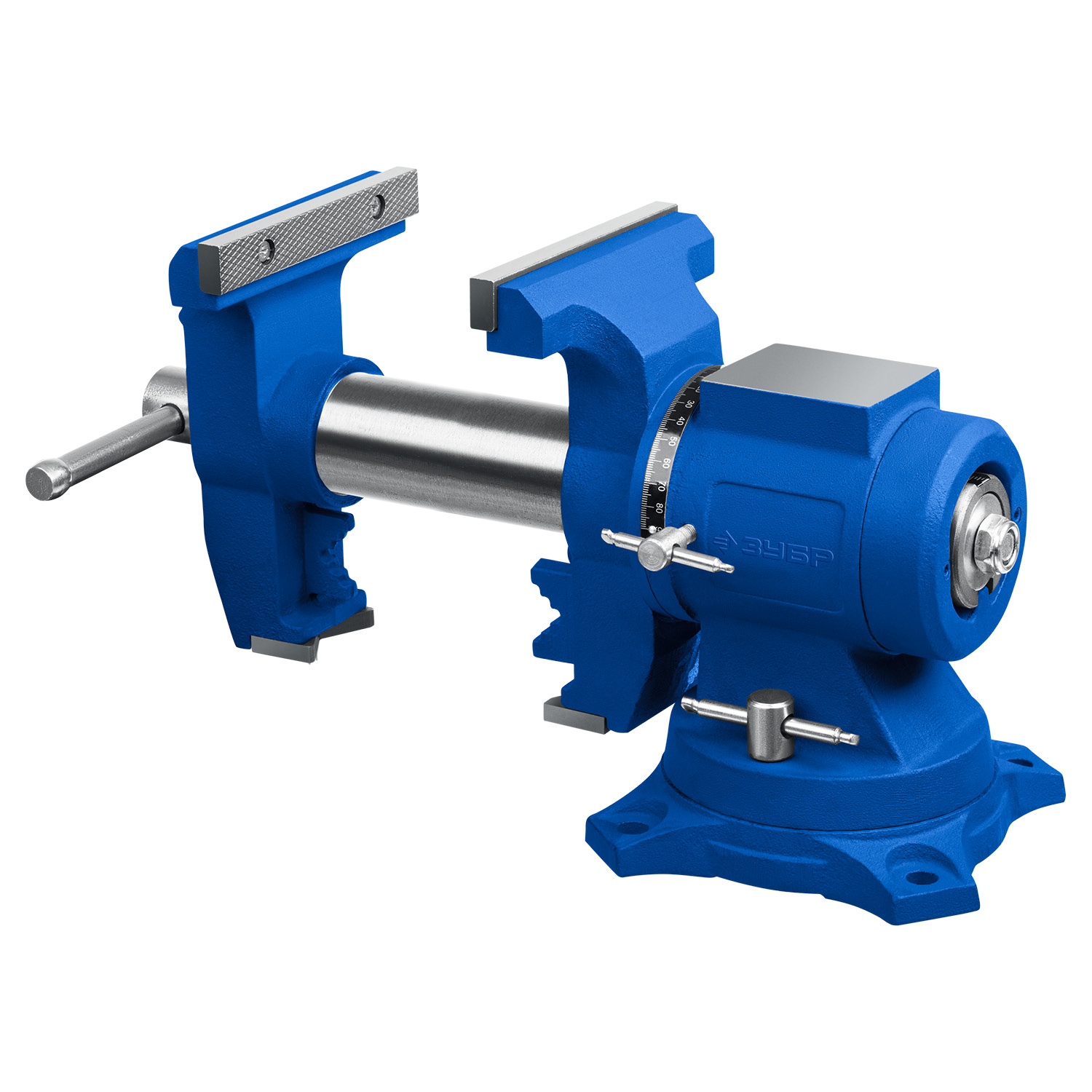 ЗУБР ЭКСПЕРТ-3D, 150 мм, многофункциональные слесарные тиски (32712-150)