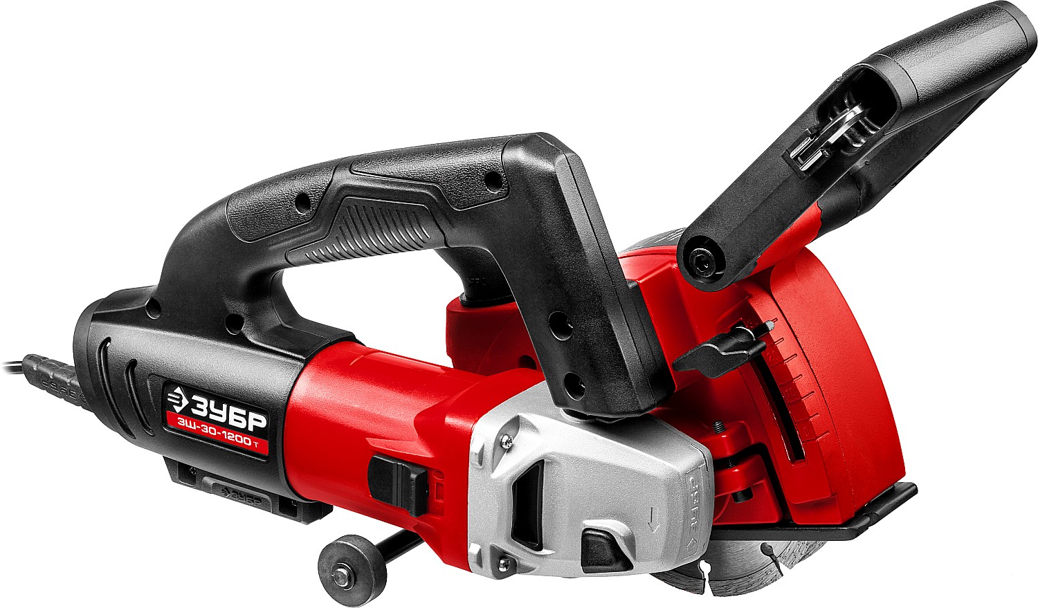 ЗУБР d 125 мм, 1200 Вт, 30 мм, штроборез (бороздодел) (ЗШ-30-1200 Т)