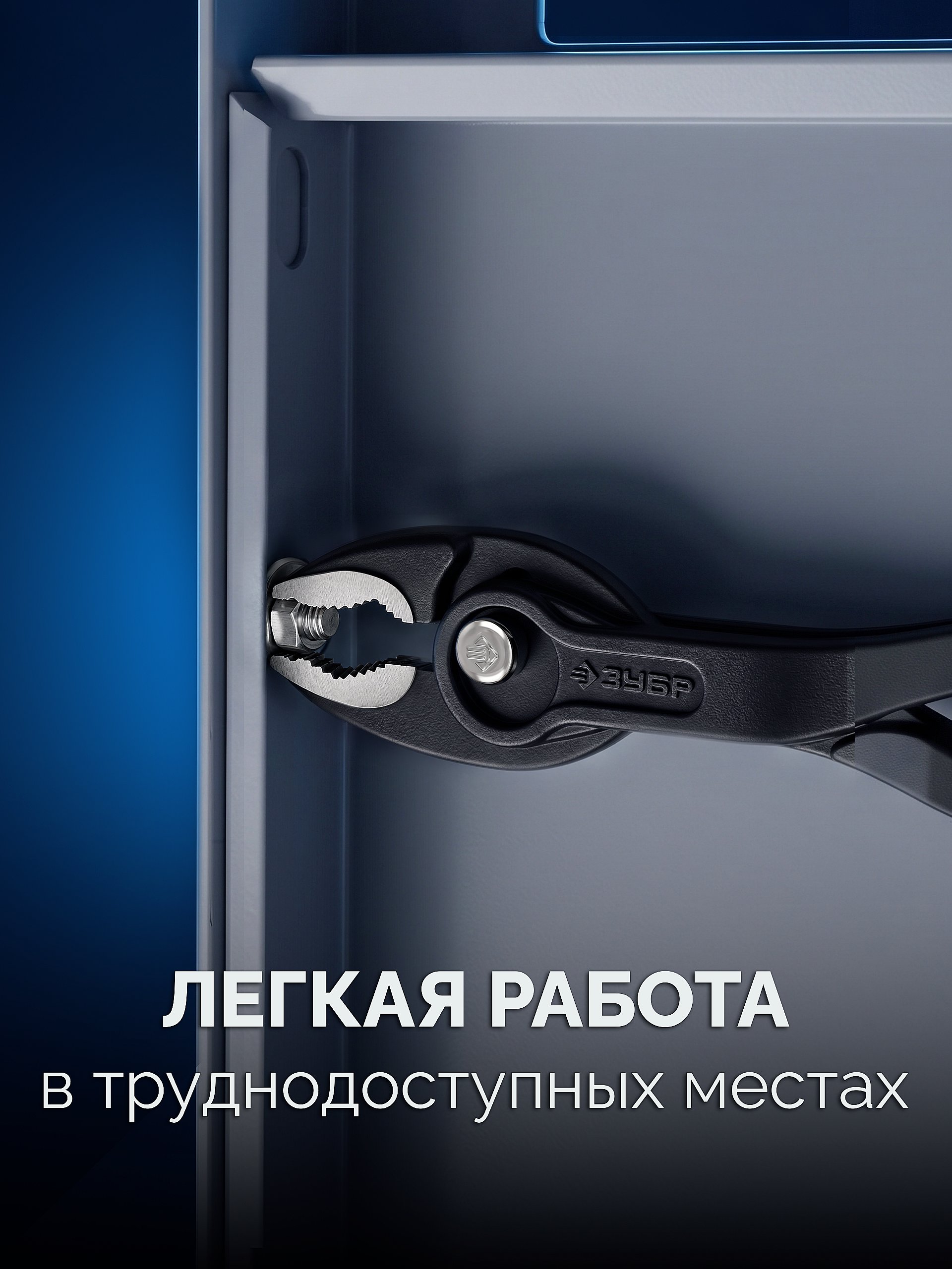 ЗУБР ЗАХВАТ-2, 200 мм, клещи захватные, Профессионал (22442-20)