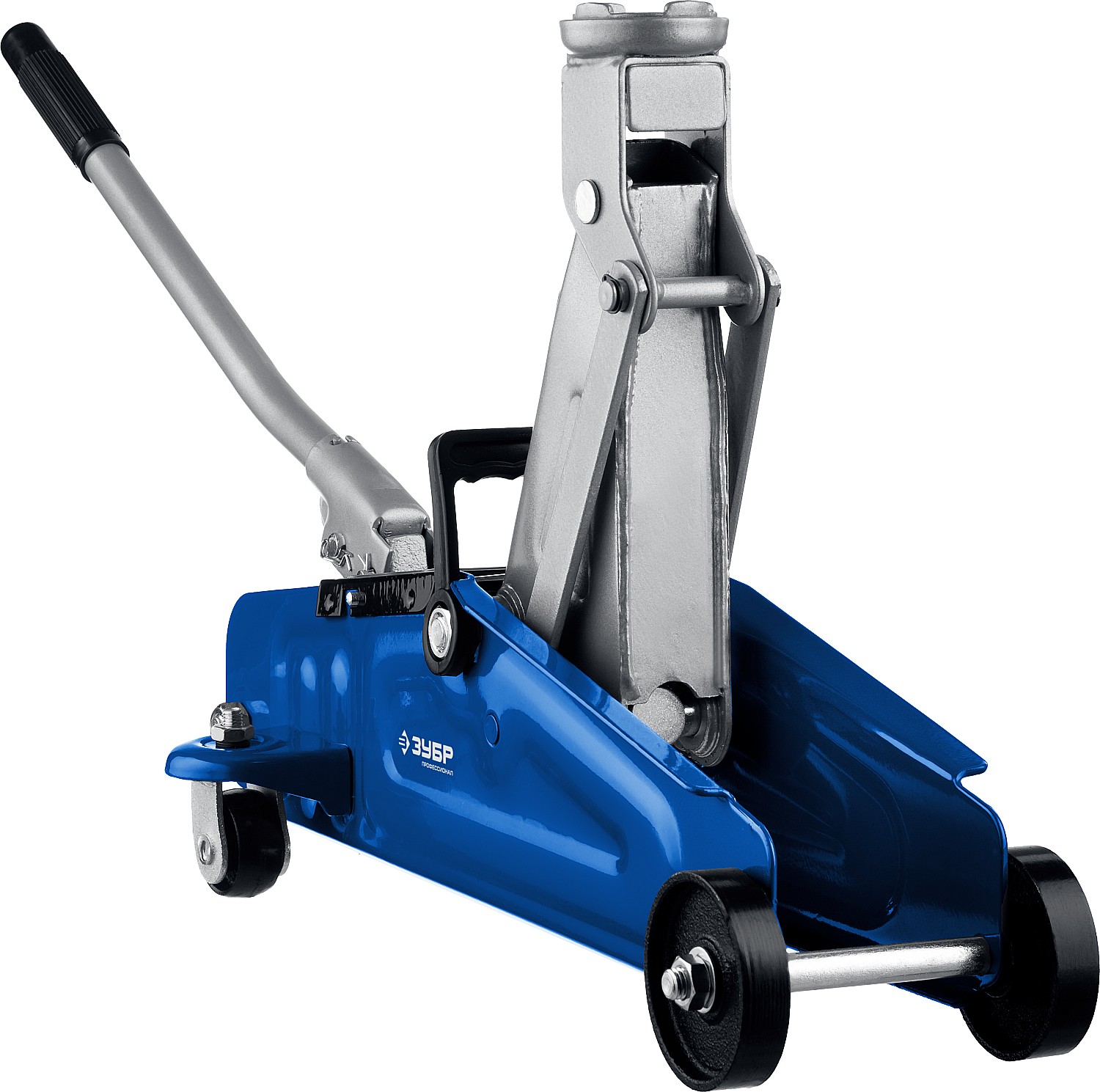 ЗУБР Т-30, 2 т, 135 - 330 мм, подкатной гидравлический домкрат, Профессионал (43053-2)