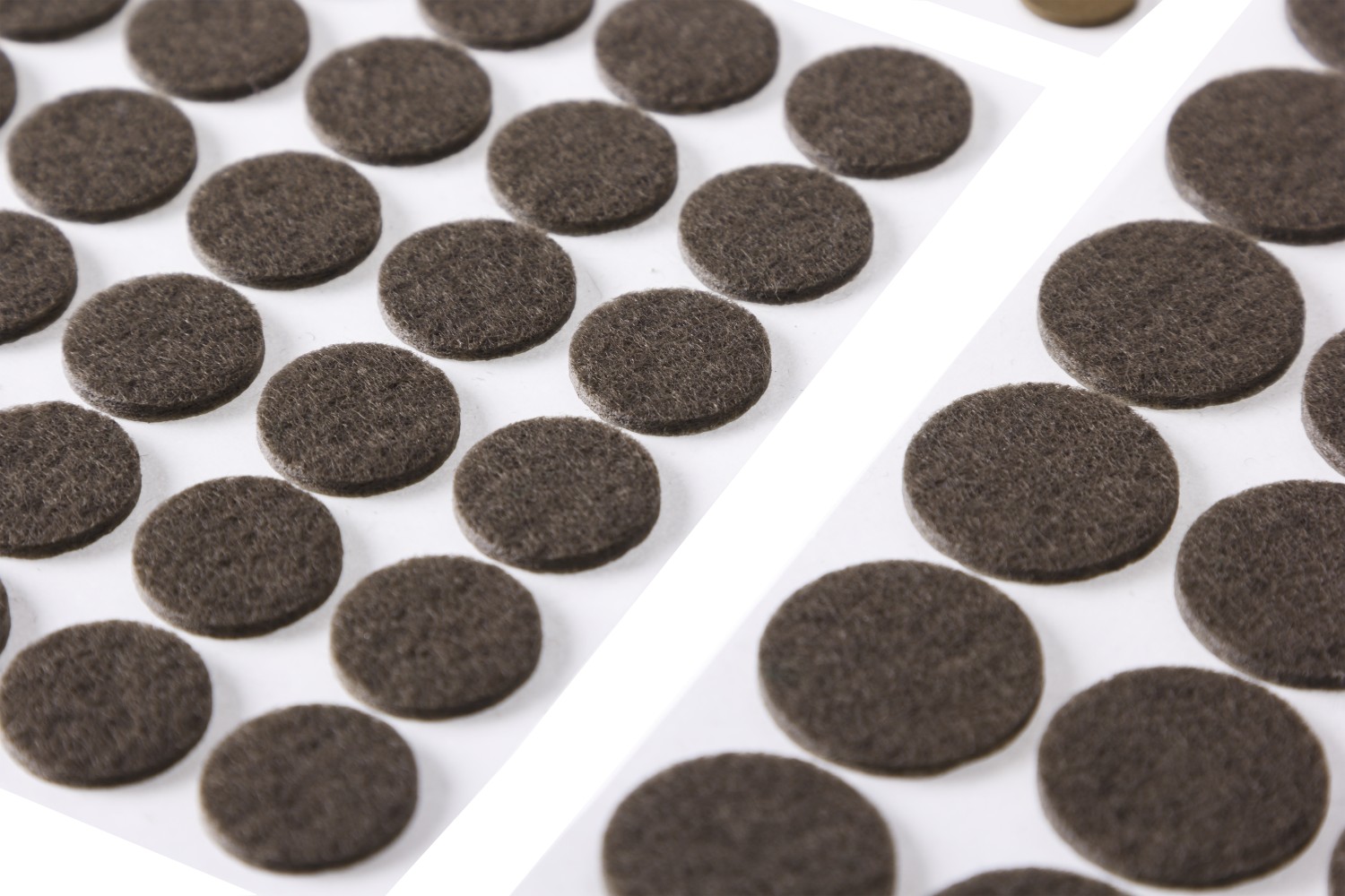 STAYER коричневые, самоклеящиеся, 175 шт, набор мебельных накладок (40916-H175)