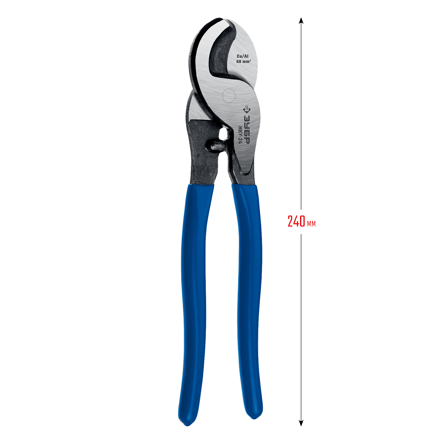 ЗУБР НКУ-24, d 16мм, 240мм, усиленный, кабелерез, Профессионал (23347-25)