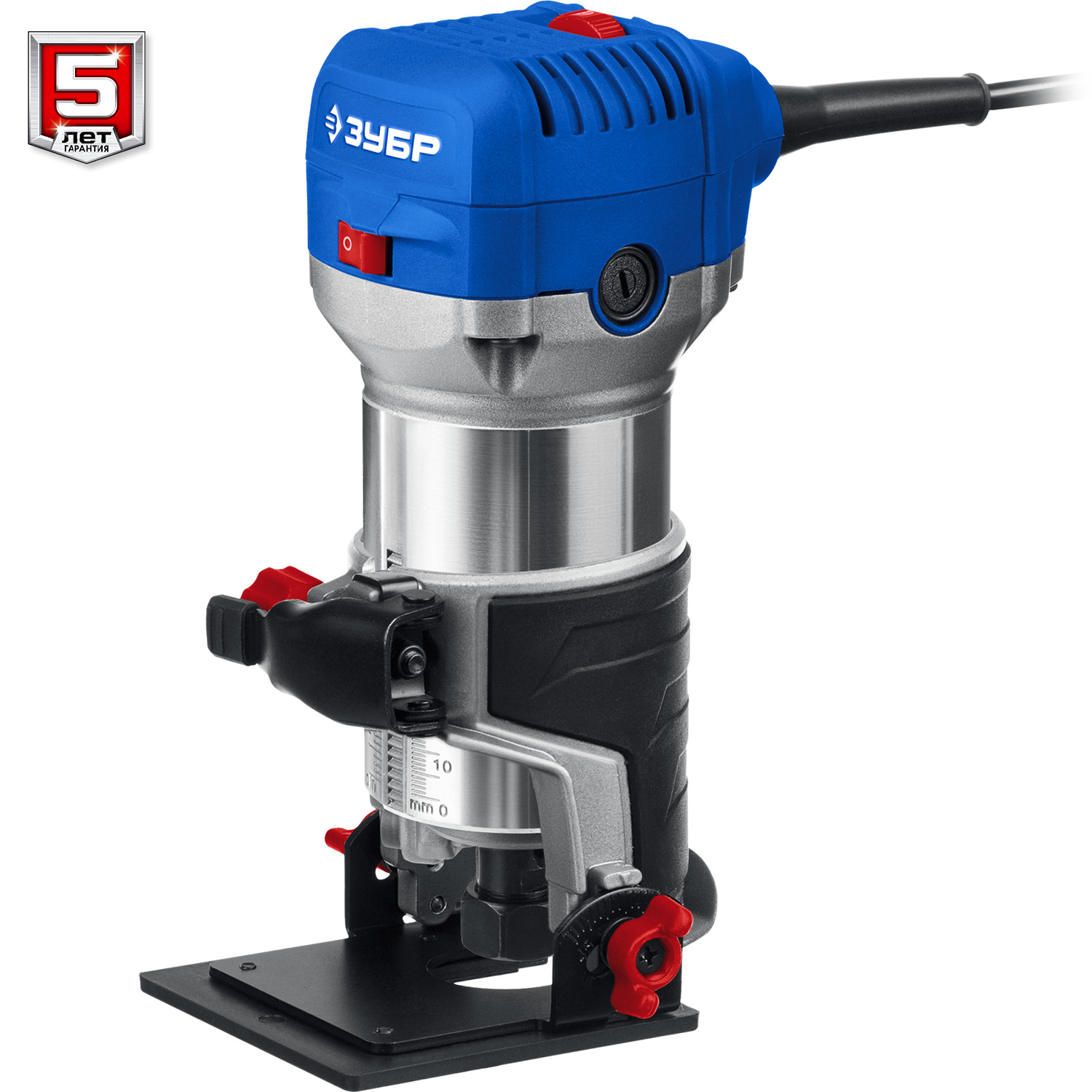 ЗУБР 750 Вт, кромочный фрезер, сумка, 3 основания, Профессионал (ФПК-750Н)