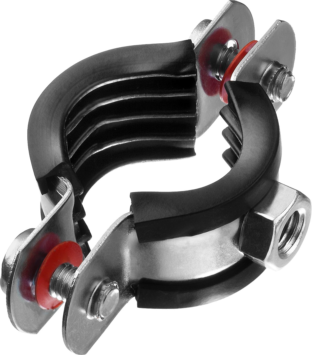 ЗУБР 3/4″, цинк, 9 шт, трубный хомут с гайкой (37850-25-29)