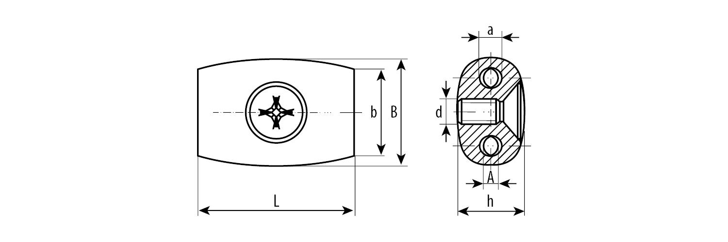 ЗУБР Бочонок, 4 мм, 20 шт, зажим троса (4-304455-04)