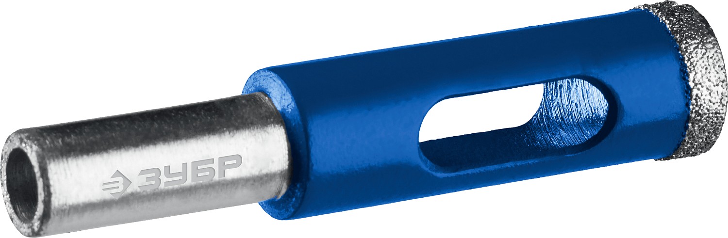 ЗУБР АГК, d 12 мм, Р60, алмазное трубчатое сверло, Профессионал (29850-12)