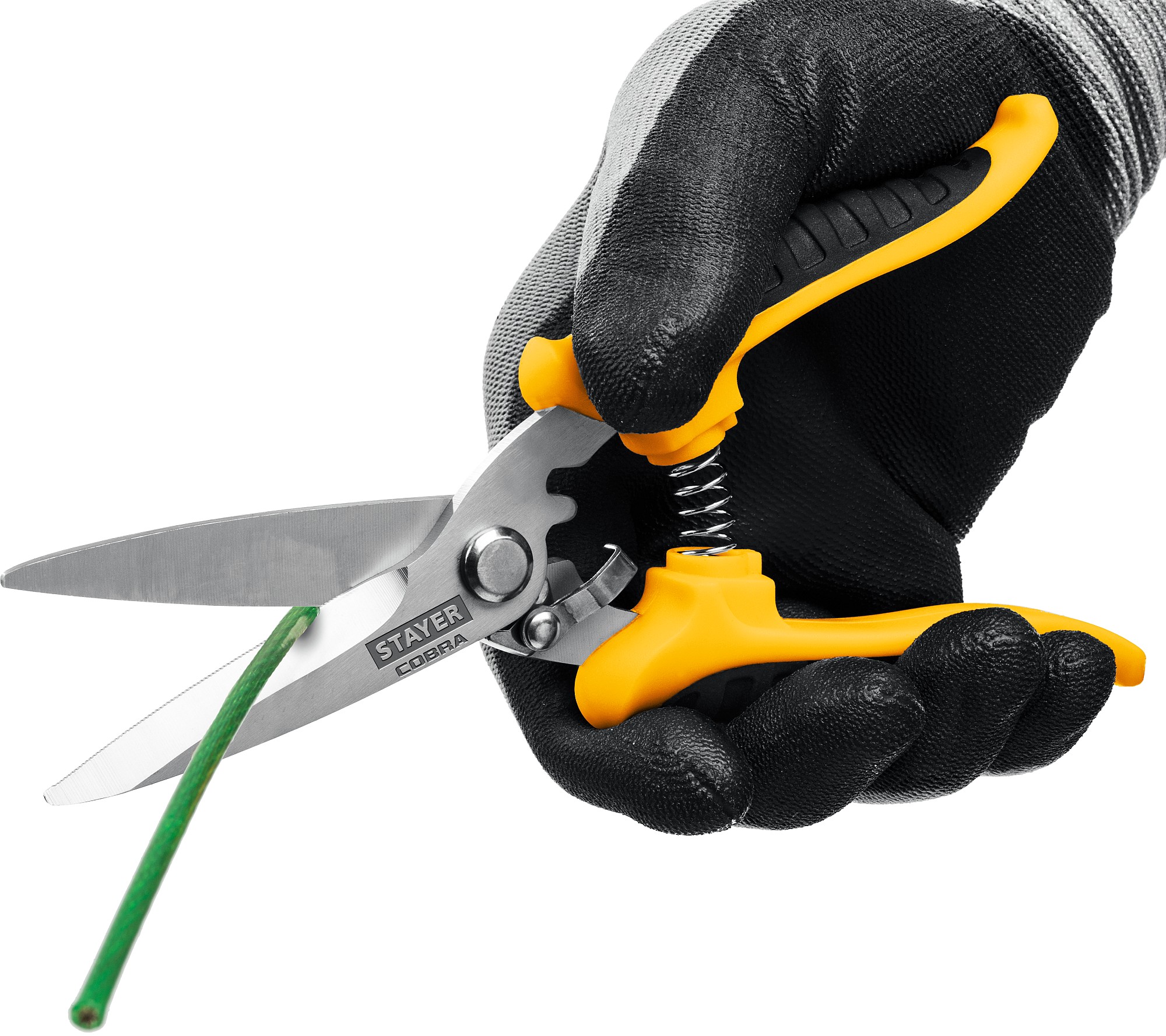 STAYER COBRA, 200 мм, Универсальные технические ножницы, Professional (23227)