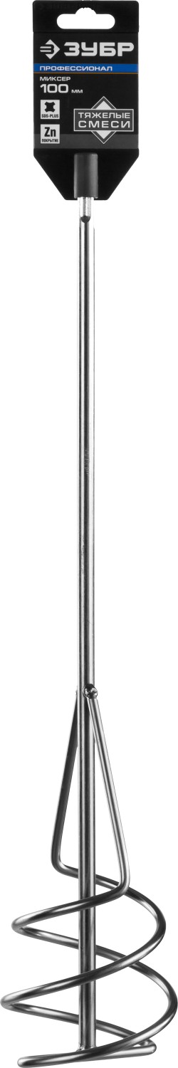 ЗУБР 100 x 500 мм, SDS+, миксер для песчано-гравийных смесей, Профессионал (06037-10-50)