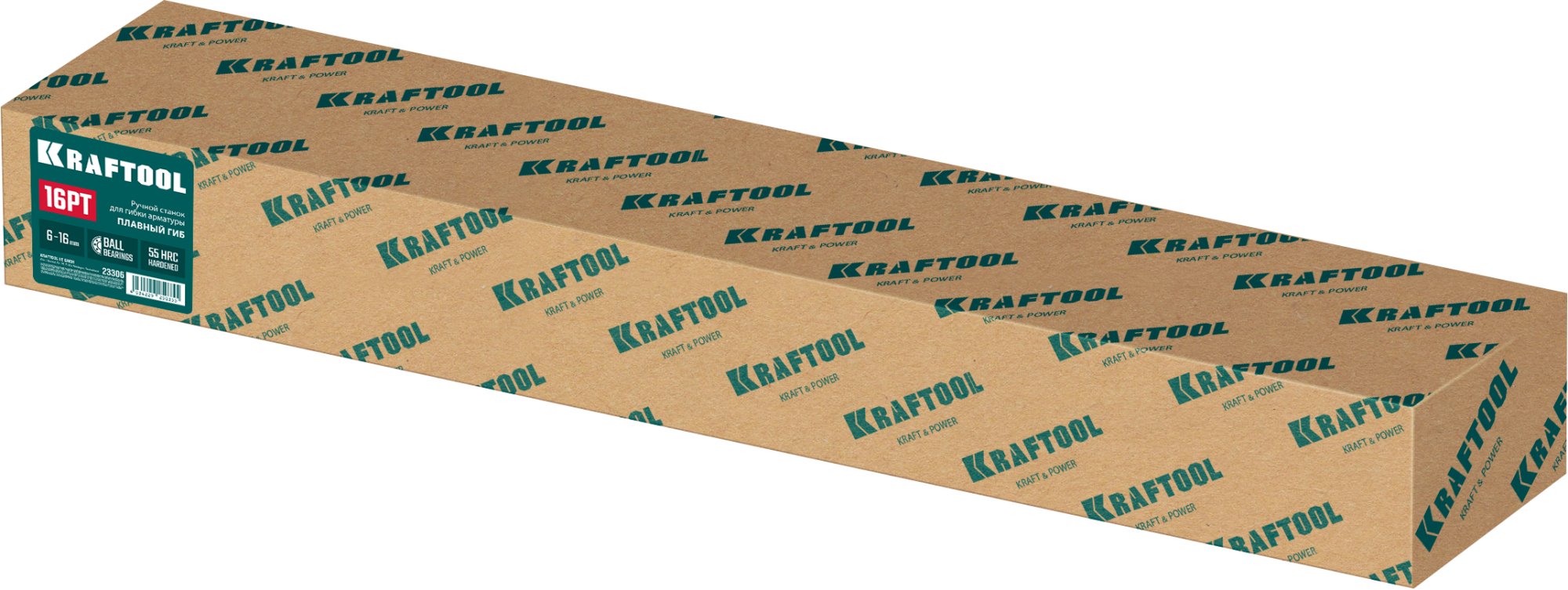 KRAFTOOL 16 PT, плавный гиб, на подшипнике, ручной станок для гибки арматуры (23306)