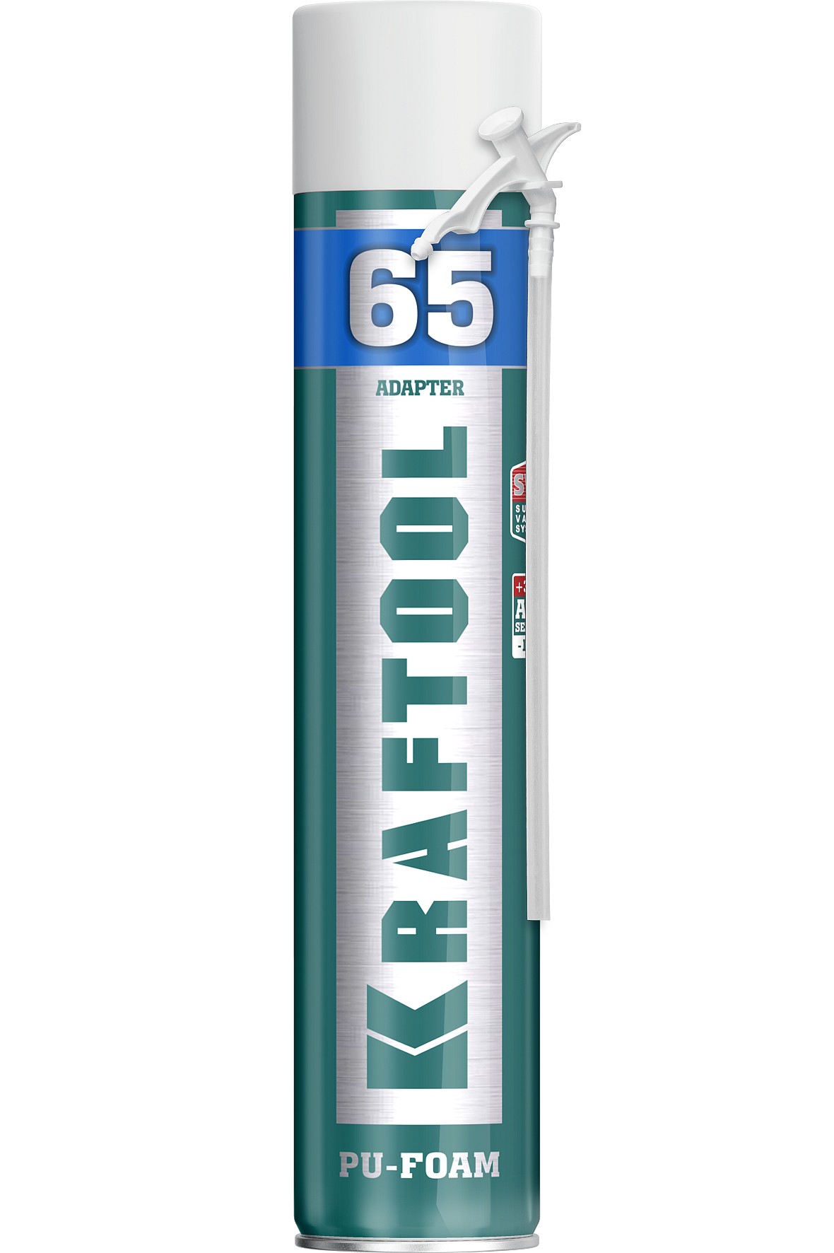 KRAFTOOL ADAPTER 55, 750 мл, адаптерная, всесезонная, SVS, не залипающий клапан, выход до 55 л, монтажная пена (41175)