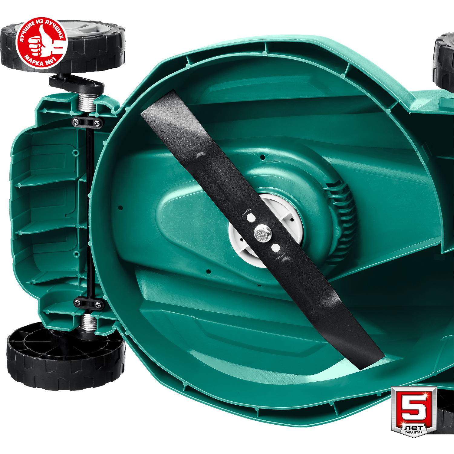 ЗУБР 1700 Вт, ш/с 38 см, сетевая газонокосилка (ГСЦ-38-1700)