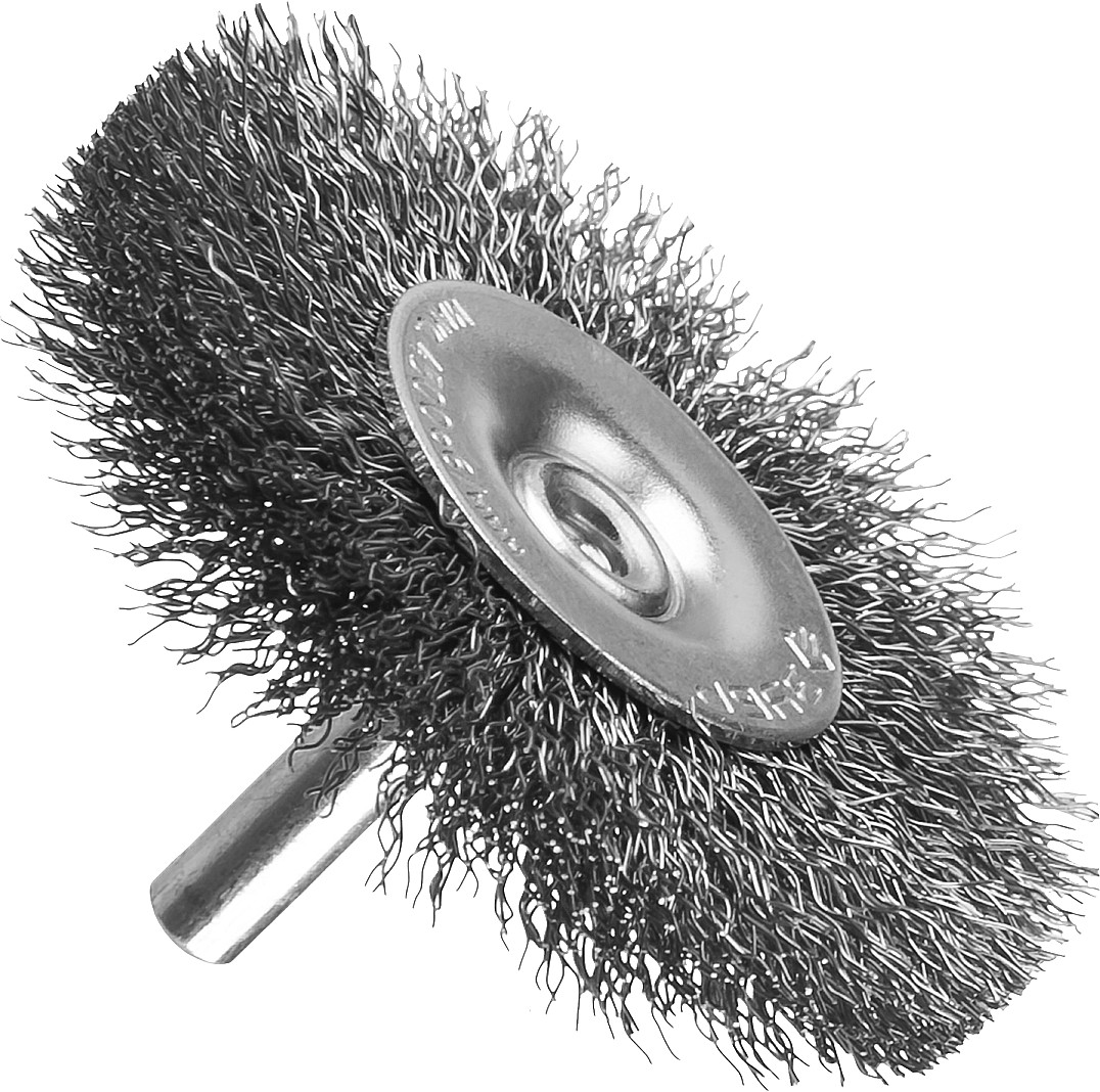 ЗУБР 50 мм, витая, стальная проволока 0.3 мм, щетка дисковая для дрели, Профессионал (35198-050)