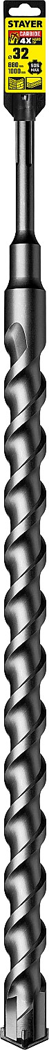 STAYER Hercules-4Х, 32 x 880/1000 мм, SDS-max бур, Professional (29370-880-32)