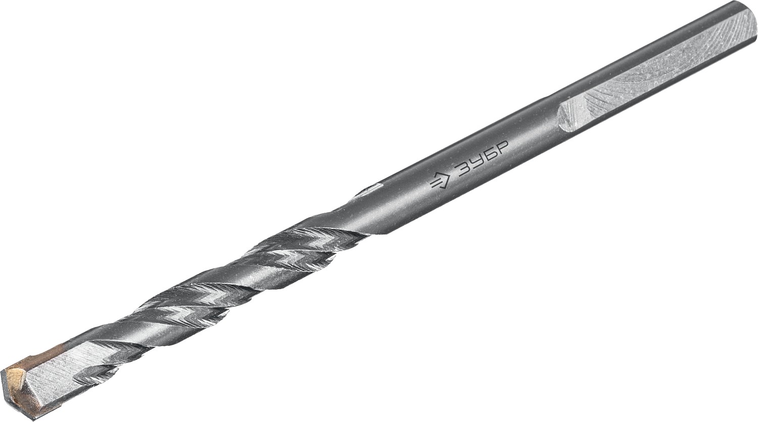 ЗУБР 6 x 100 мм, трехгранный хвостовик, сверло по бетону усиленное, Профессионал (2916-100-06)